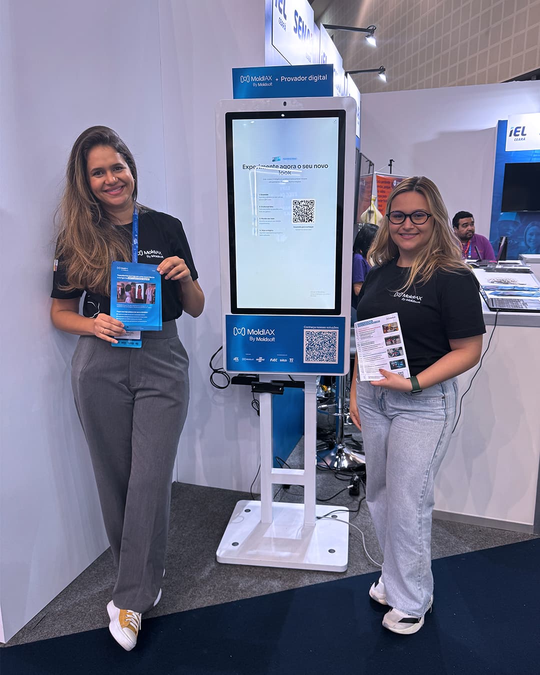 Demonstração do TRY-ON para visitantes