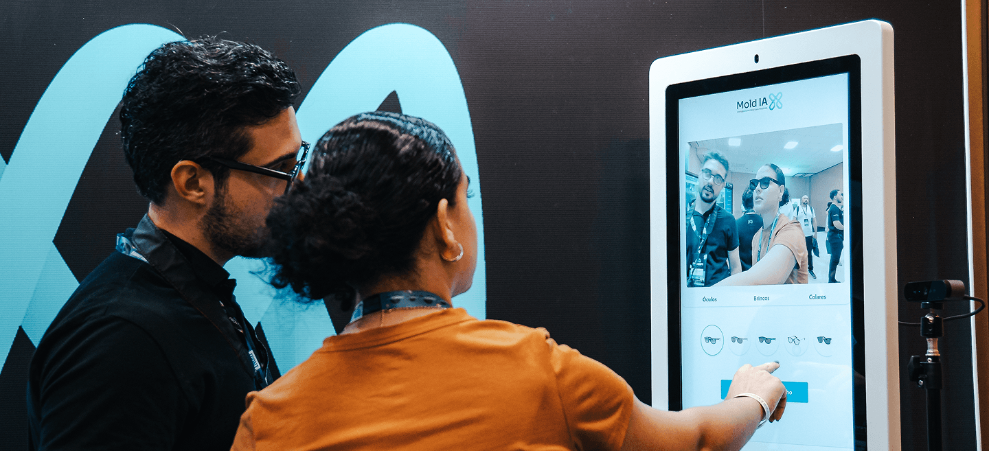 Evento totem realidade aumentada